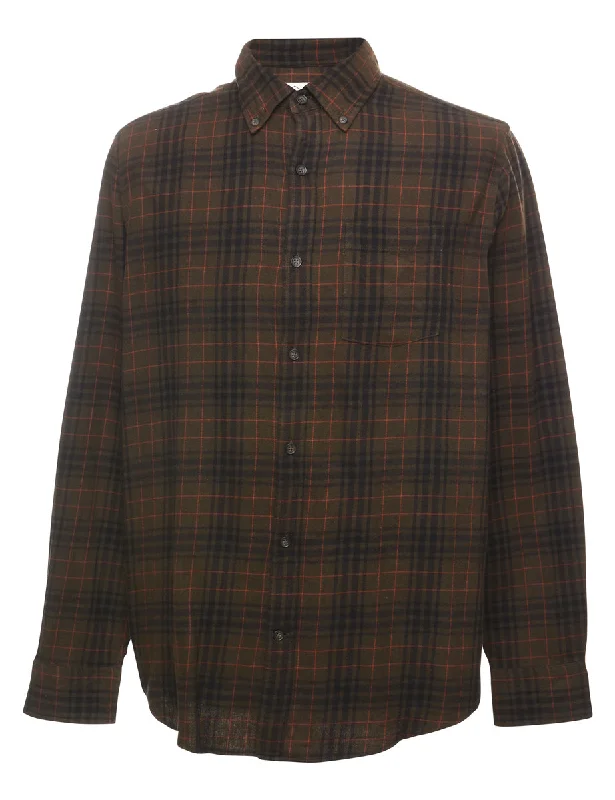 Modern City St John's Bay Checked Shirt - M