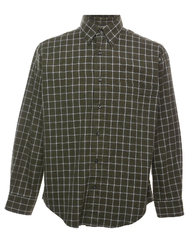 Elegant Temperament St John's Bay Checked Shirt - M
