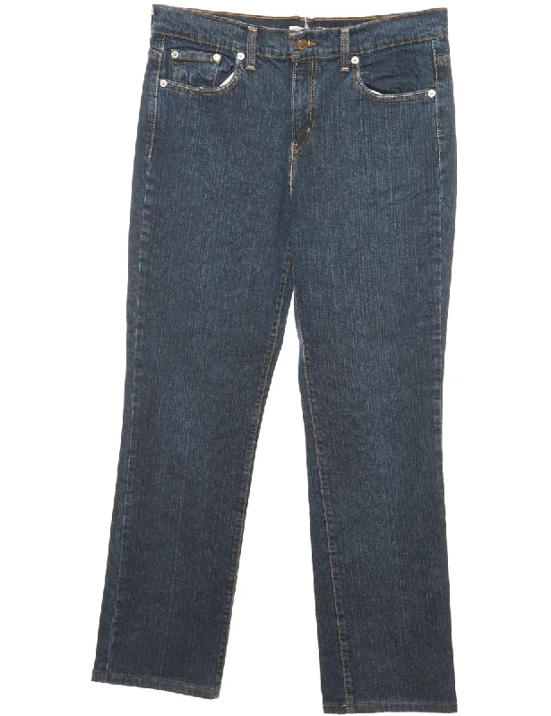 Luxury And Elegant Straight-Leg Dark Wash Levi's Jeans - W32 L29