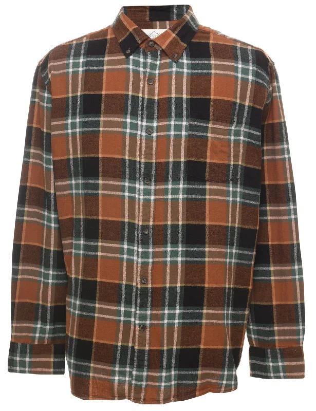 Simple And Comfortable St John's Bay Checked Shirt - XL