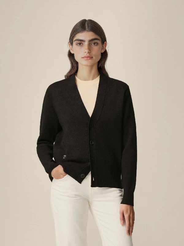 Classic Retro The Cardigan Light - Anthracite Black