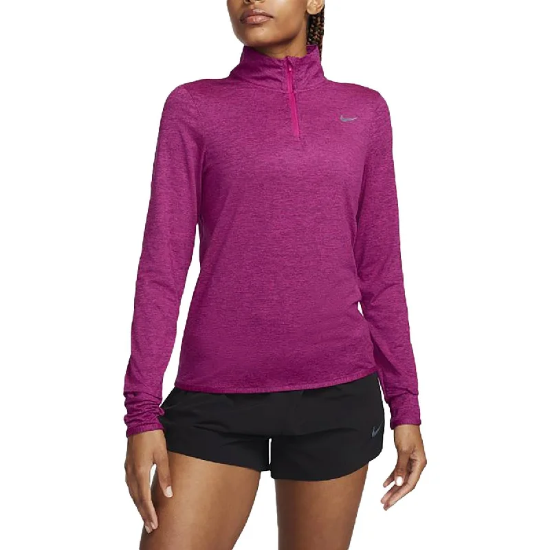 Womens UPF 40+ Running 1/2 Zip Top