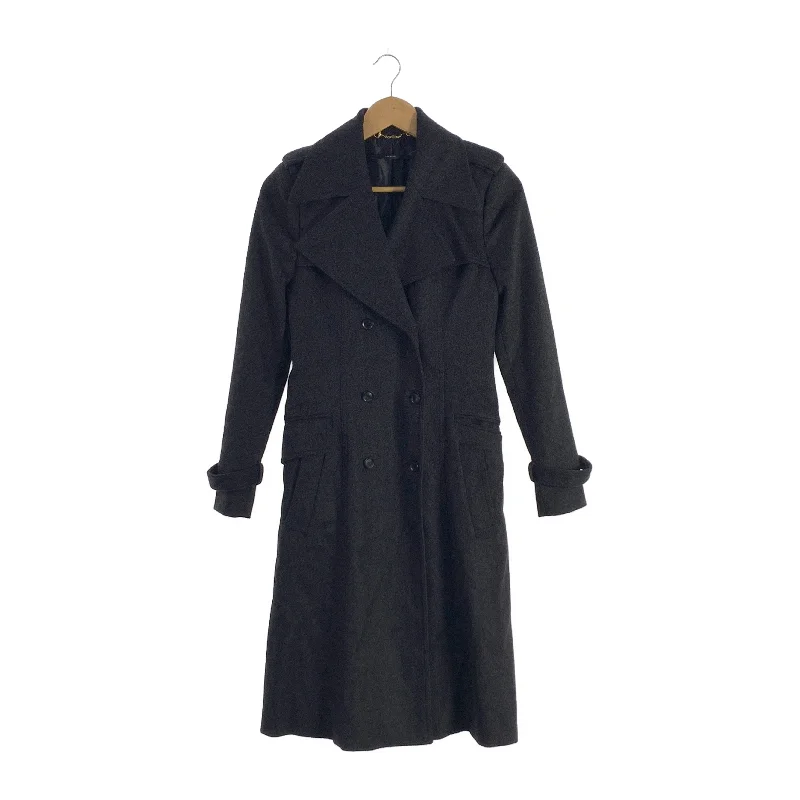 GUCCI/Trench Coat/36/Gray/Wool/268524 ZK838/