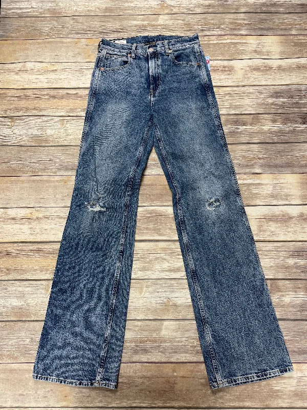 Jeans Flared By Gap In Blue Denim, Size: 4