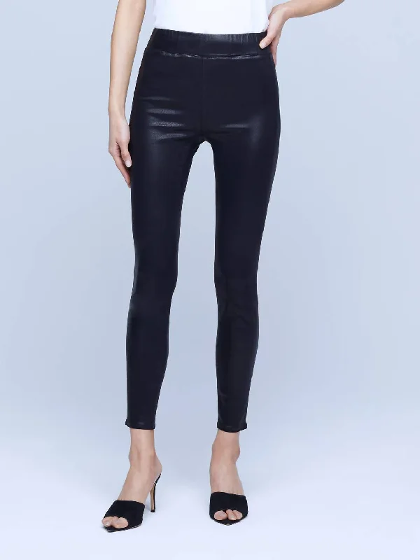 Rochelle Coated Jean In Black Coated