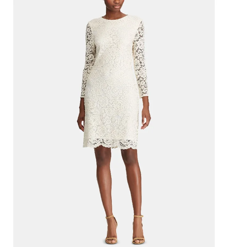 American Living Scalloped Lace Dress