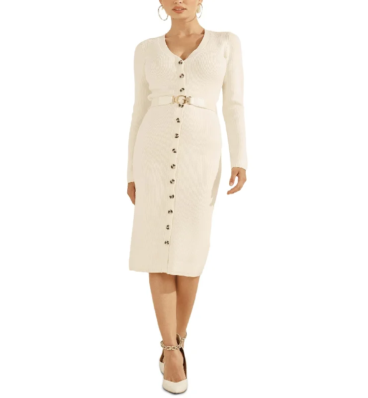 Guess Luis Belted Cardigan Dress