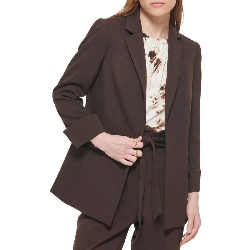 Calvin Klein Womens Notch Collar Suit Separate Open-Front Blazer