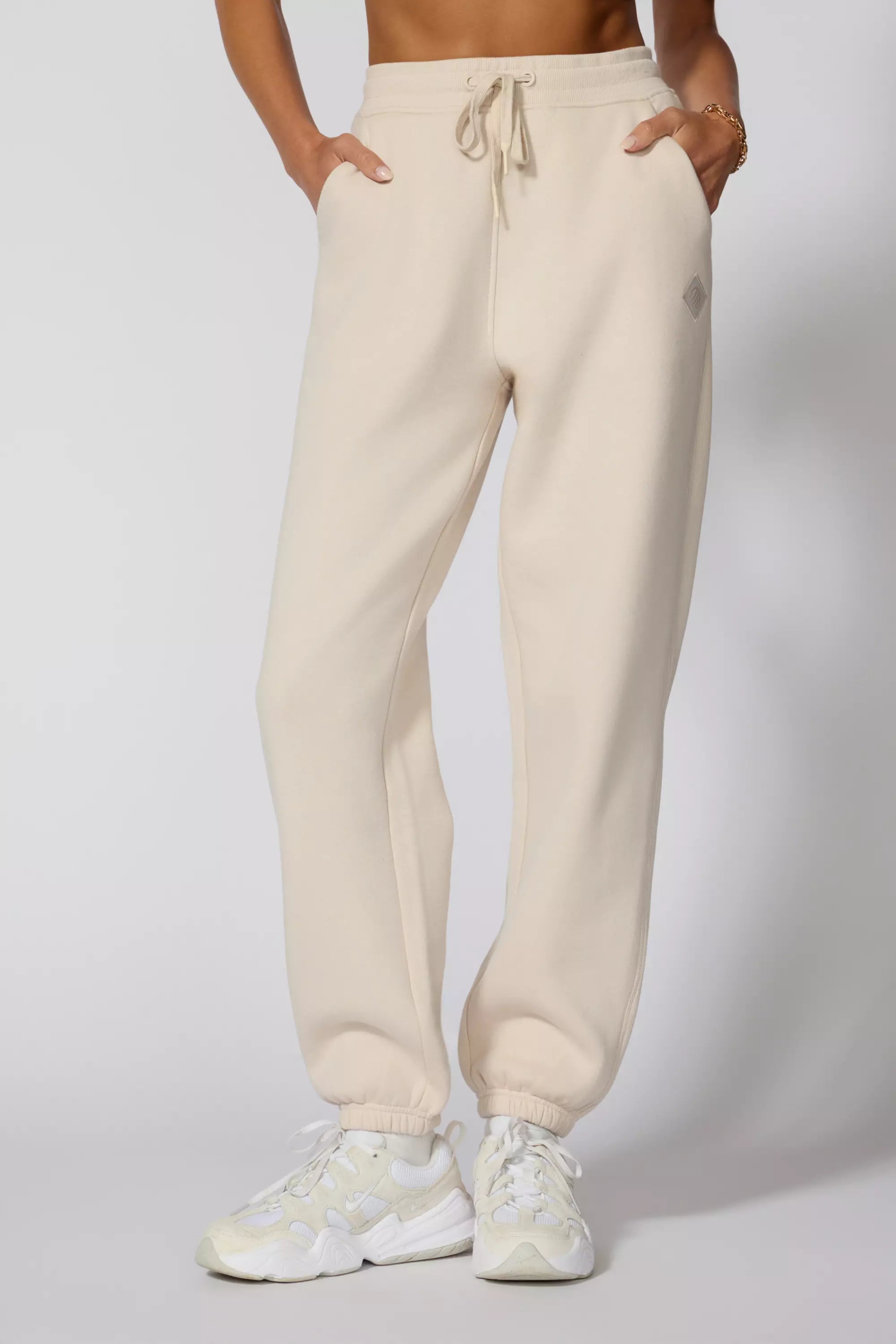 Comfort Fleece Relaxed Jogger - Stone