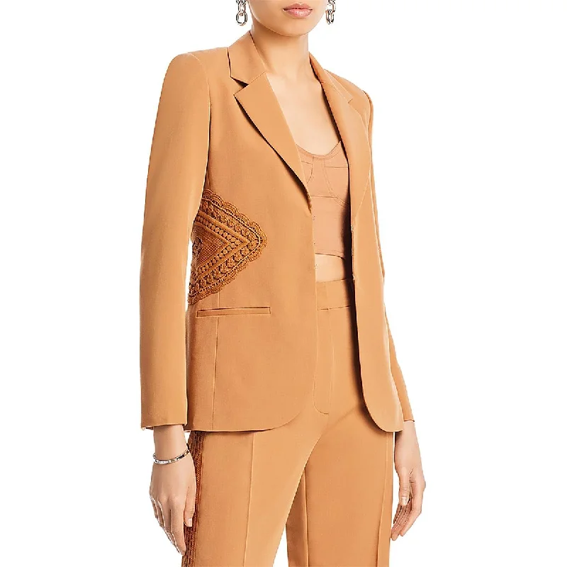 Derek Lam 10 Crosby Womens V  Open-Front Blazer