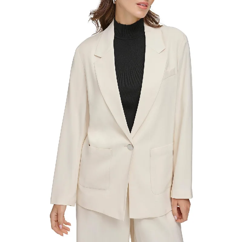 Cozy Look DKNY Womens Office Business One-Button Blazer