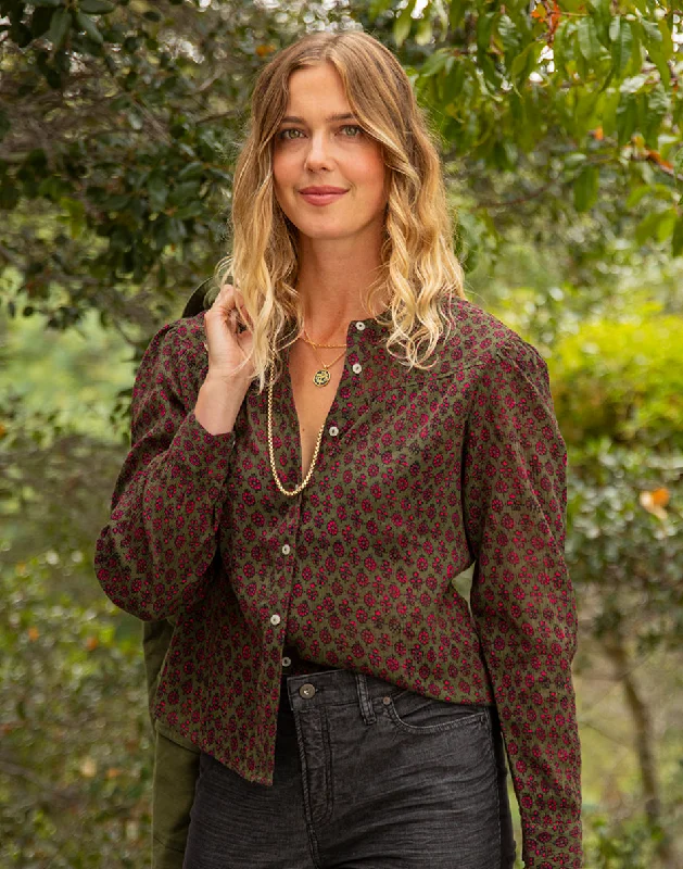 Minimal Style Tatum Gauze Top: Batik Floral