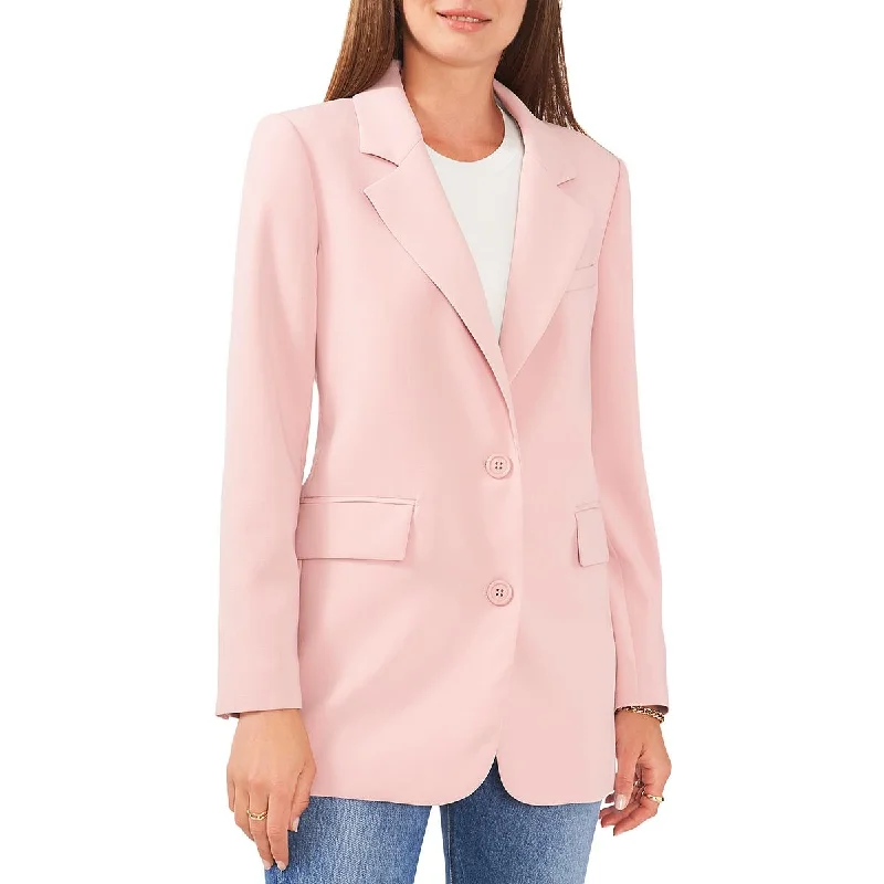 Vince Camuto Womens Notch Lapel Career Two-Button Blazer