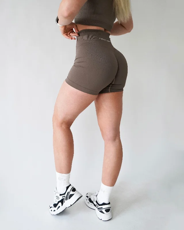 Easy Fashion Enhance Biker Shorts 5” - Cappuccino