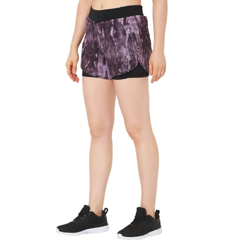 Perform Shorts Purple Tie Dye